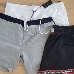 three pair of XXL sports shorts